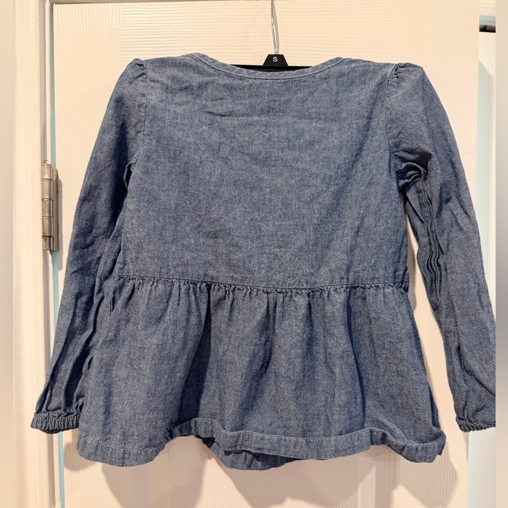 Carter's Classic Blue Kids Blouse - Picture 3 of 3